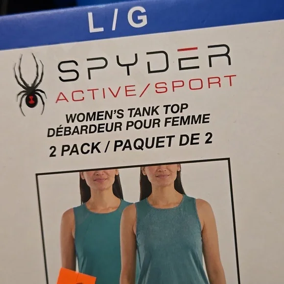 SPYDER athletic tanks pack of 2 - Picture 2 of 4